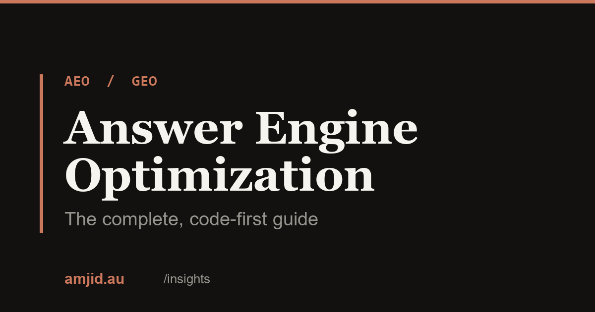 AEO and GEO: The Complete Guide to Answer Engine Optimization, AEO, GEO