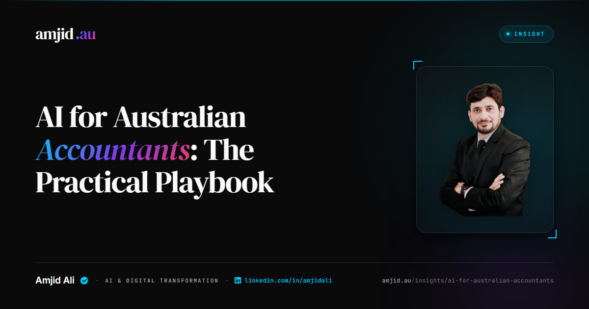 AI for Australian Accountants: The Practical Playbook, AI for Finance, Accounting