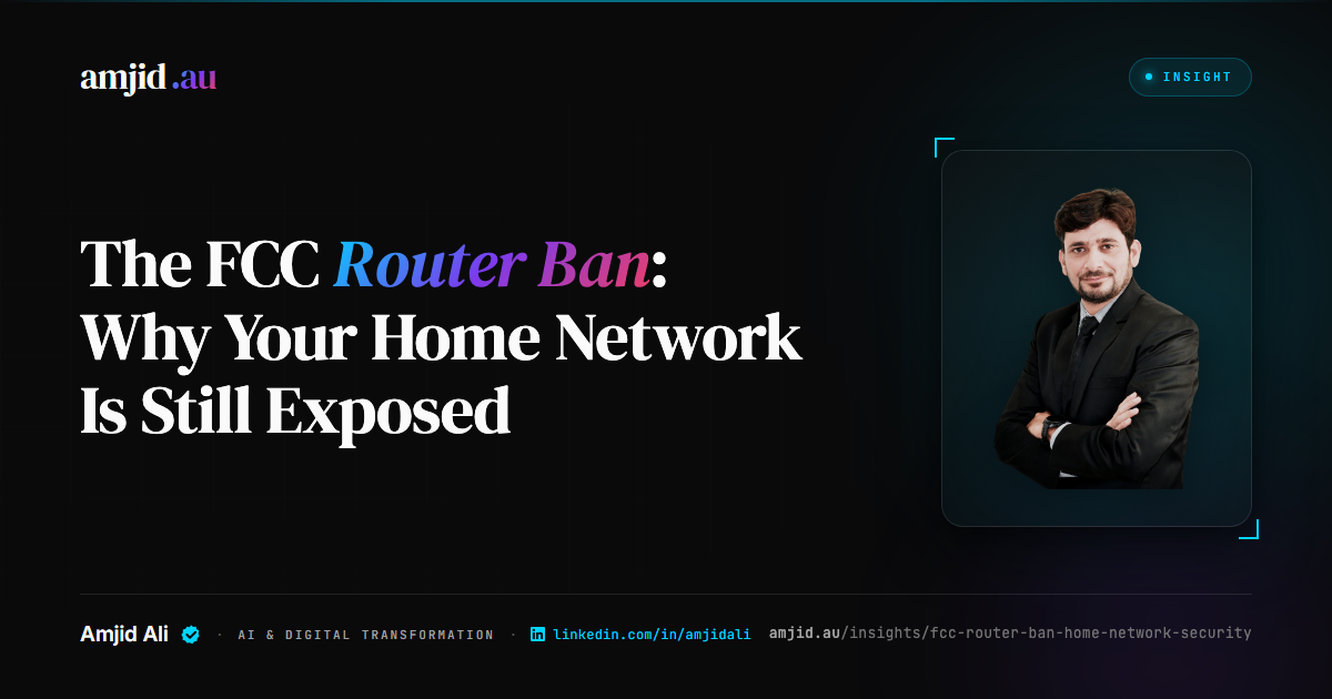 The FCC Router Ban: Why Your Home Network Is Still Exposed, Network Security, Home Network