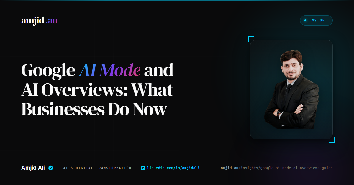 Google AI Mode and AI Overviews: What Businesses Do Now, AI Search, SEO