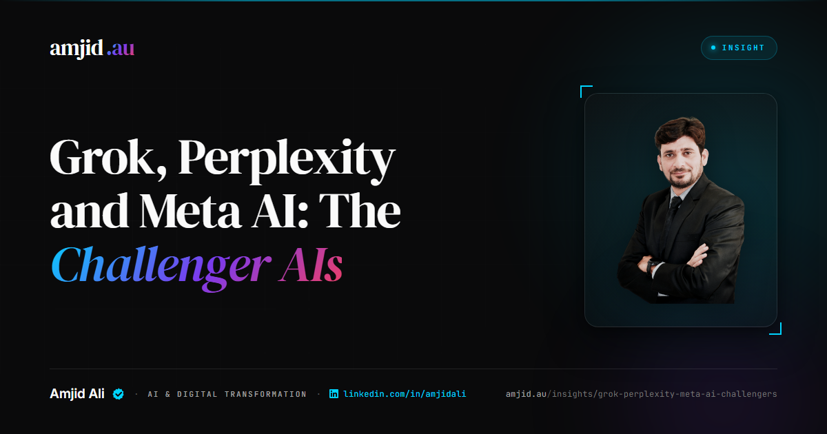 Grok, Perplexity and Meta AI: The Challenger AIs, Grok, Perplexity