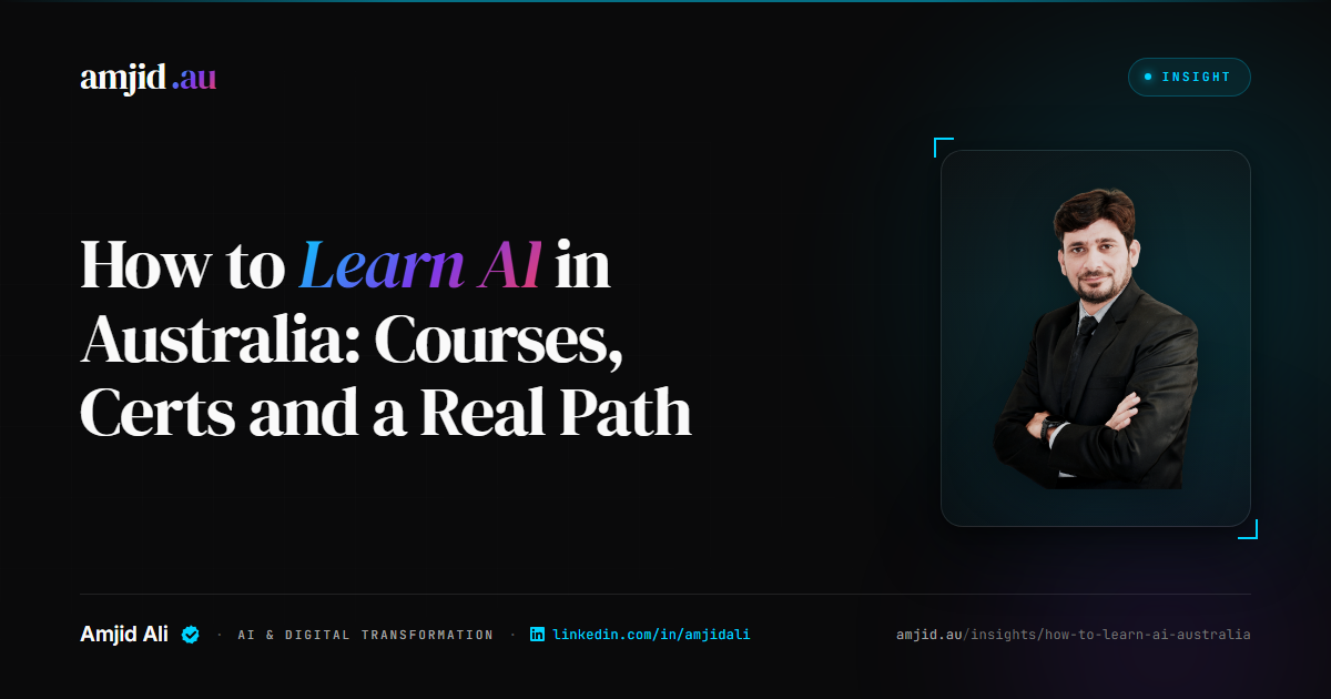 How to Learn AI in Australia: Courses, Certs and a Real Path, AI Skills, Learning