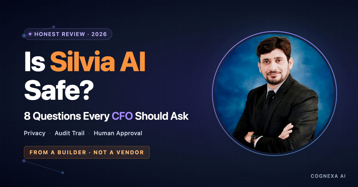 Is Silvia AI Safe? An Honest CFO Silvia Review (2026), AI for Finance, CFO