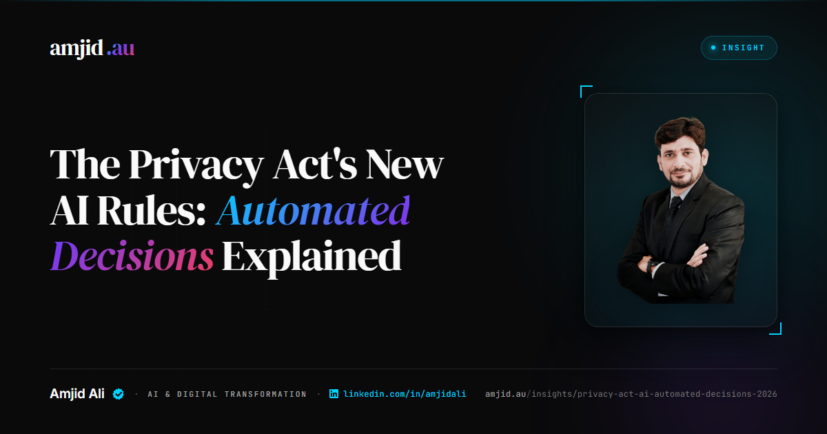 The Privacy Act's New AI Rules: Automated Decisions Explained, AI Governance, Privacy